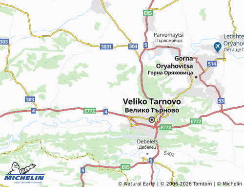 Mappa MICHELIN Belyakovets - ViaMichelin