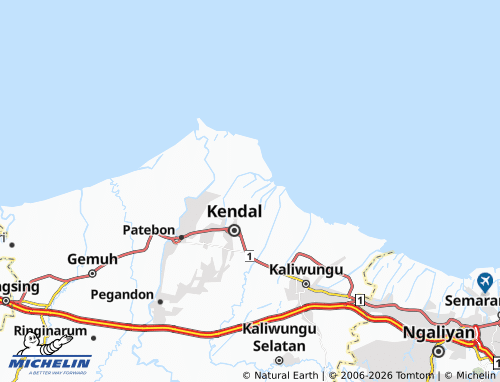 Mapa MICHELIN Bandengan - ViaMichelin
