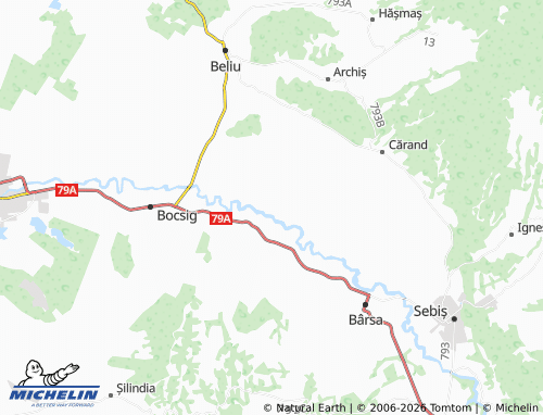 Mappa MICHELIN Răpsig - ViaMichelin