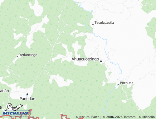 Mappa MICHELIN Xocoyolzintla - ViaMichelin
