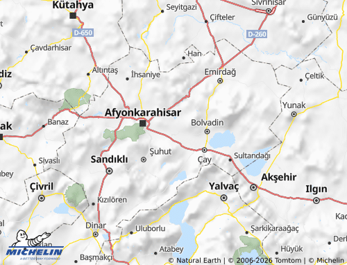 MICHELIN Çobanlar map - ViaMichelin