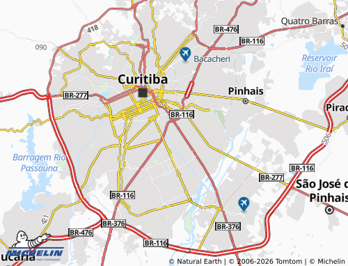 Mappa MICHELIN Guabirotuba - ViaMichelin