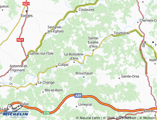 Carte MICHELIN La Barge - ViaMichelin