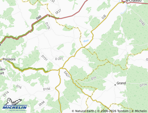 Mapa MICHELIN Lezéville - ViaMichelin