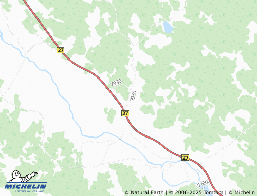 MICHELIN Karvoskylä map - ViaMichelin