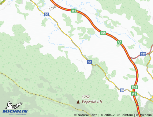 Kaart MICHELIN Brezik - ViaMichelin