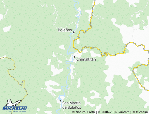 MICHELIN-Landkarte Chimaltitán - ViaMichelin