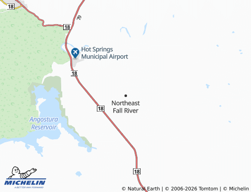 Mappa MICHELIN Northeast Fall River - ViaMichelin