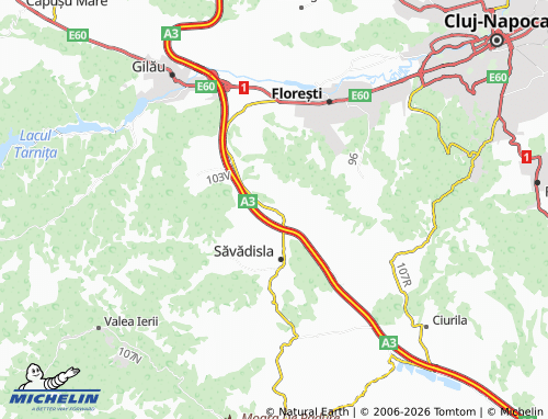 MICHELIN Vlaha map - ViaMichelin