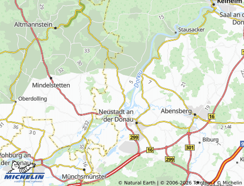 MICHELIN Irnsing map - ViaMichelin