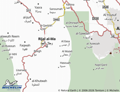 Mapa MICHELIN Al Eesa - ViaMichelin