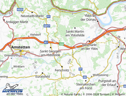 Mappa MICHELIN Blindenmarkt - ViaMichelin