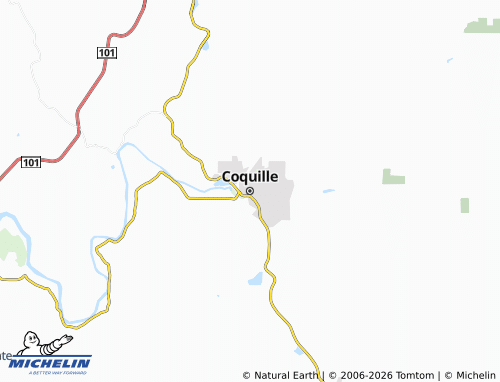 Mappa MICHELIN Coquille - ViaMichelin