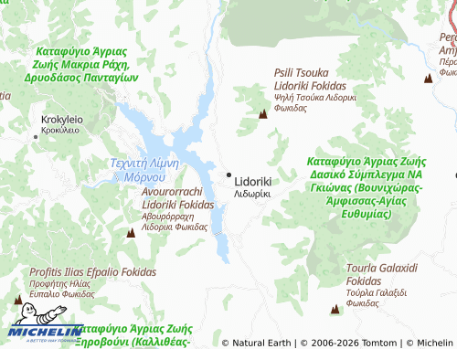 Carte MICHELIN Lidoriki - ViaMichelin