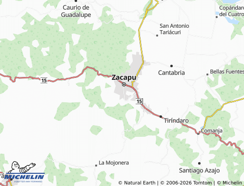 Mapa MICHELIN José María Morelos - ViaMichelin