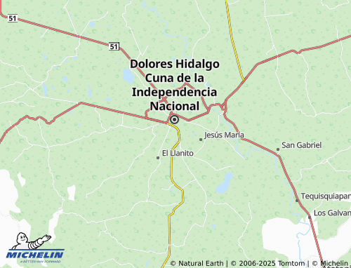 MICHELIN Fortín de Las Flores map - ViaMichelin