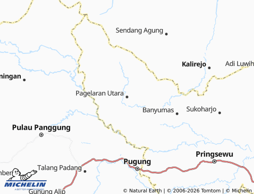 Mappa MICHELIN Pagelaran Utara - ViaMichelin