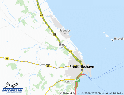 Mapa MICHELIN Elling - ViaMichelin