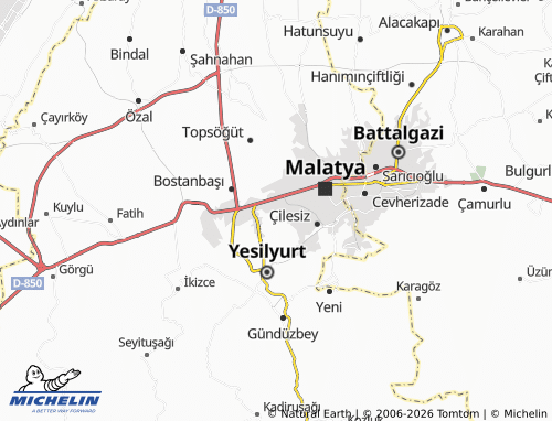 Mappa MICHELIN Karakavak - ViaMichelin