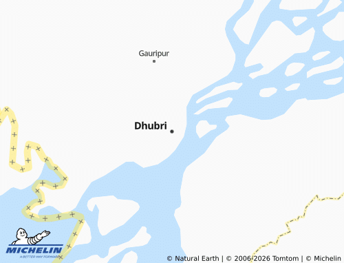 MICHELIN-Landkarte Dhubri - ViaMichelin