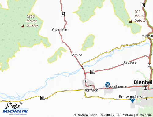 Mapa MICHELIN Kaituna - ViaMichelin