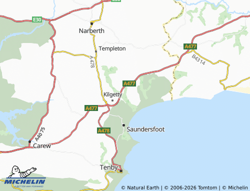 Mappa MICHELIN Stepaside - ViaMichelin