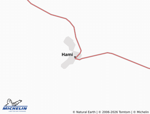 MICHELIN Hami map - ViaMichelin
