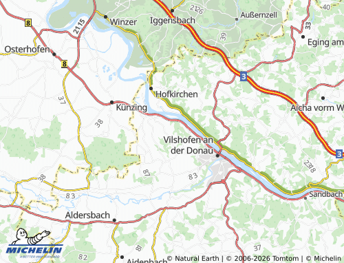 Mapa MICHELIN Unterbuch - ViaMichelin