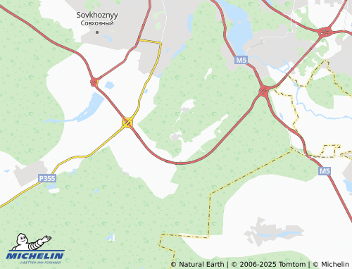 MICHELIN Lesnyye Brat'ya SNT map - ViaMichelin