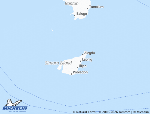 MICHELIN Colongcolong map - ViaMichelin