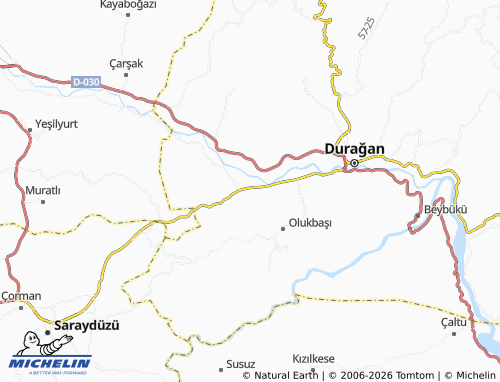 MICHELIN-Landkarte Yeşilkent - ViaMichelin