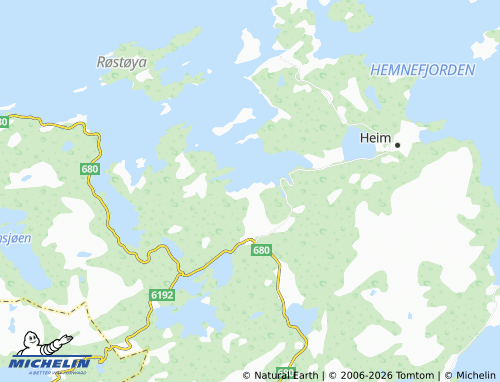 MICHELIN Hellandsjøen map - ViaMichelin
