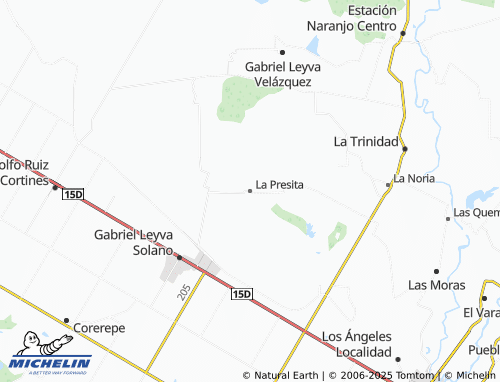 MICHELIN La Presita map - ViaMichelin