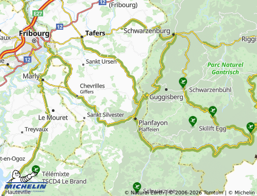 Mappa MICHELIN Brünisried - ViaMichelin
