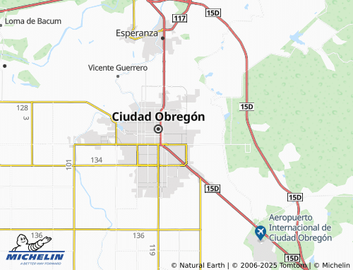 MICHELIN Linda Vista map - ViaMichelin