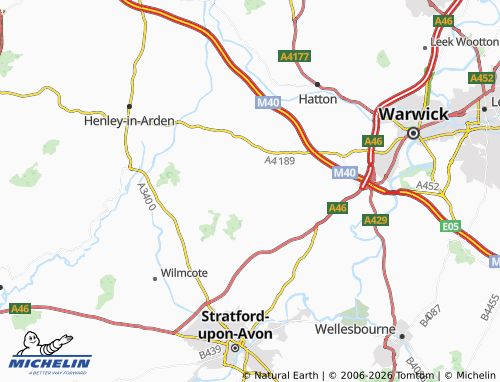 Mapa MICHELIN Wolverton - ViaMichelin