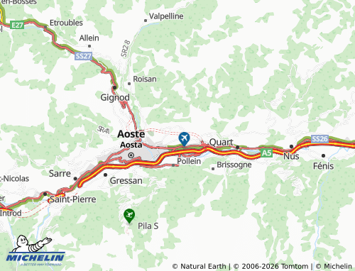 Carte MICHELIN Saint-Christophe - ViaMichelin