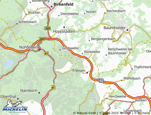 Kaart MICHELIN Hahnweiler - ViaMichelin