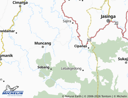 Mapa MICHELIN Margaluyu - ViaMichelin