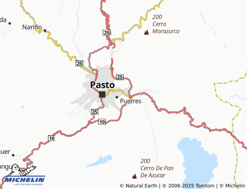 MICHELIN Barrio Popular map - ViaMichelin
