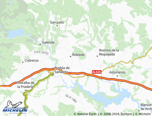 MICHELIN Paramio map - ViaMichelin