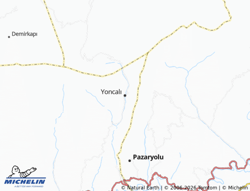 MICHELIN Yoncalı map - ViaMichelin