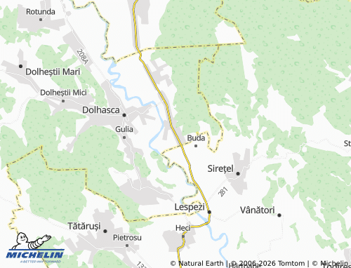 Mappa MICHELIN Budeni - ViaMichelin