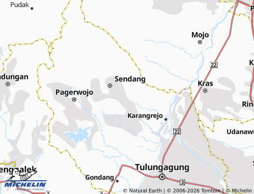 MICHELIN-Landkarte Tugu - ViaMichelin
