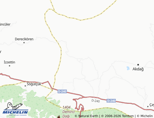 Mapa MICHELIN Akpınar - ViaMichelin