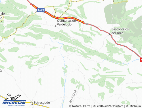 MICHELIN Humada map - ViaMichelin