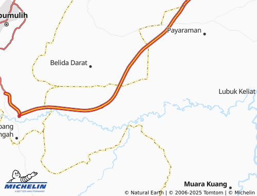MICHELIN Sukananti map - ViaMichelin