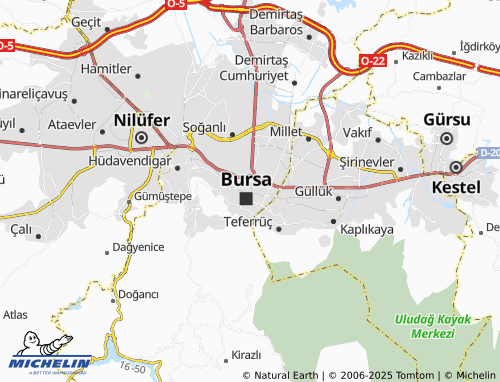 MICHELIN Aktarhüssam map - ViaMichelin