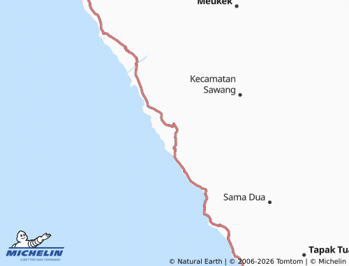MICHELIN Simpang III map - ViaMichelin