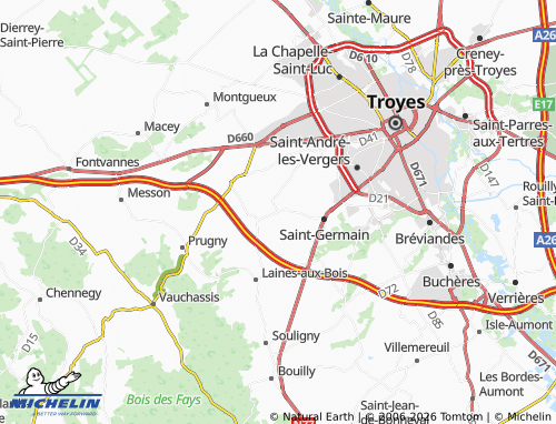 Carte MICHELIN Lépine - ViaMichelin